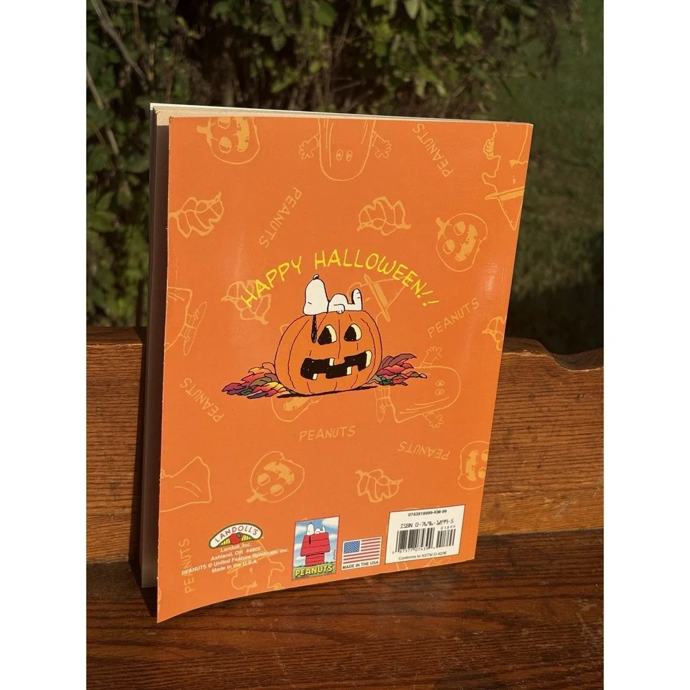 Peanuts Halloween Coloring Activity Book It's The Great Pumpkin 1990